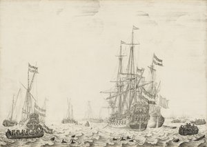 Hollandske Skibe nær Kysten