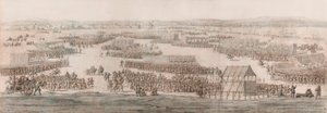 En storslået anmeldelse af Hounslow Heath af Willem van de the Elder Velde