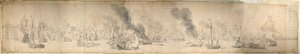 Slaget ved Øresund, 29. oktober 1658, ca. 1658 (papir) af Willem van de the Elder Velde