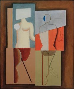 Apollon og maleren af Willi Baumeister