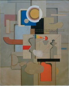 atelierbillede af Willi Baumeister