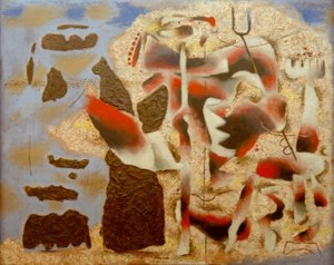 Atlantis af Willi Baumeister