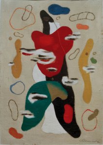 Flammefigur af Willi Baumeister