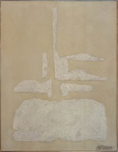 Hani-i-weiß med kamgarn af Willi Baumeister