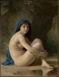 Siddende nøgenfigur af William-Adolphe Bouguereau