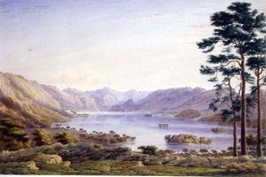 Loch Garry, Invernesshire af Joseph Mallord William Turner