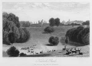 Knowle Park, sæde for Earl of Plymouth (gravering)