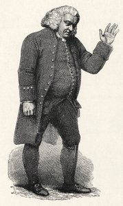 Samuel Johnson - engelsk af William (after) Finden