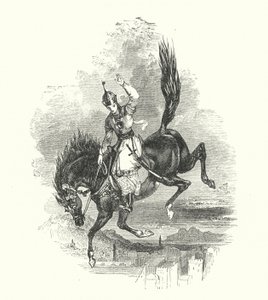 Den magiske hest (gravering)