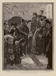 Langfredag i kirken St Bartholomew the Great, Smithfield (gravering)