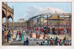 Kroningsprocession af George IV (1762-1830), St James