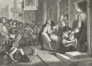 Goodchilds bryllupsdag af William (after) Hogarth