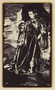 Illustration til Memoirs of a Fox-Hunting Man af Siegfried Sassoon (træsnit) af William (after) Nicholson