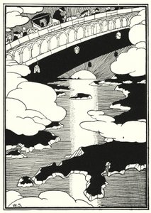Illustration til baron Munchausens eventyr (gravering)