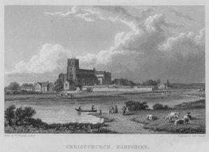 Christchurch, Hampshire (gravering)