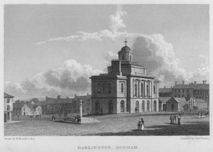 Darlington, Durham (gravering) af William (after) Westall