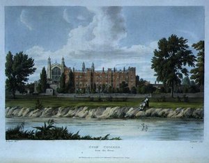 Eton College fra floden, fra 