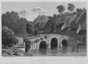 Glenmire Bridge, nær Cork (gravering)