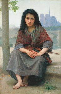 De hjemløse, 1890 af William Adolphe Bouguereau