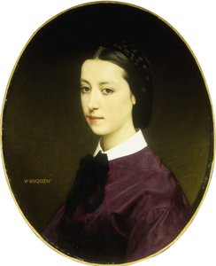 Portræt af en ung dame af William Adolphe Bouguereau