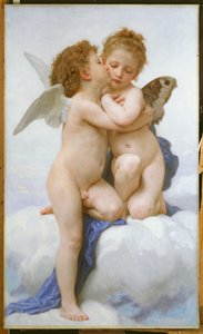Det første kys af William Adolphe Bouguereau