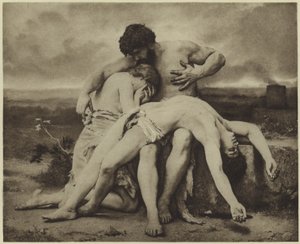 Den første sorg (fotogravure) af William-Adolphe Bouguereau