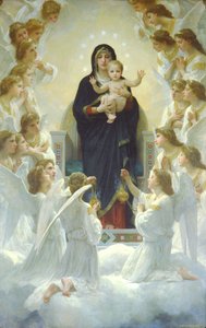 Englenes dronning eller Jomfruen med engle af William Adolphe Bouguereau