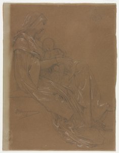 Jomfruen og Barnet af William Adolphe Bouguereau