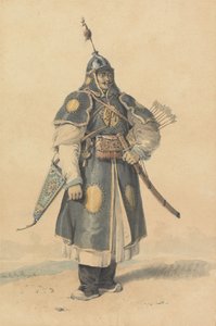 Portræt af en kinesisk soldat