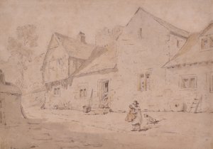 Landsbyscene, Kent af William Alexander
