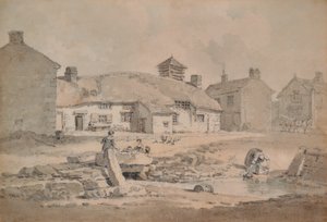 Landsbyscene af William Alexander