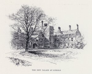 Det nye palads i Lincoln (gravering)