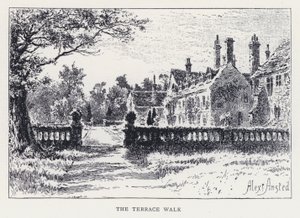 The Terrace Walk (gravering) af William Alexander Ansted