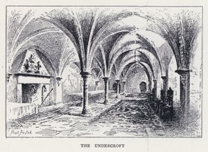 The Undercroft (gravering) af William Alexander Ansted