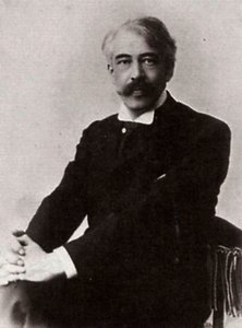 Konstantin Stanislavsky, russisk skuespiller og teaterinstruktør, c1890-c1900. af William Andreevich Carrick