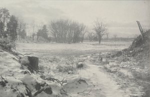 Uden titel Vinterlandskab, ca. 1900. af William B. Post