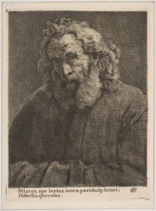 Gammel mand med langt skæg, 1761.