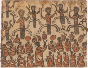Wurundjeri -mennesker - Corroboree af William Barak