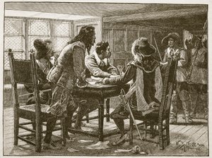 Anholdelse af de sammensvorne ved havfruen, illustration fra 