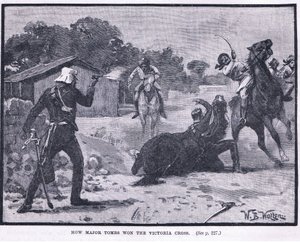 Hvordan Major Tombs vandt Victoria Cross 1857 AD af William Barnes Wollen