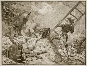 Marshal Lannes i Ratisbon, illustration fra 