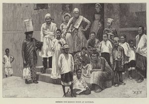 Udenfor Missionshuset på Zanzibar af William Barnes Wollen