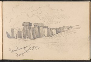 ?Stonehenge, 25. august 1879? af William Barnes Wollen