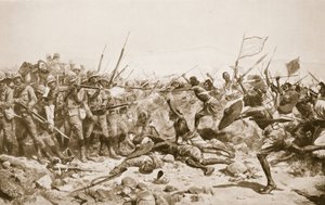 Slaget ved Abu Klea, 17. januar 1885, illustration fra 