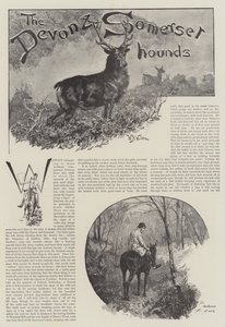 Devon og Somerset Hounds af William Barnes Wollen