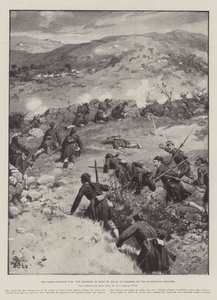 Den græsk-tyrkiske krig, skænderiet ved Mont St Elias, ved Nazaros, på den makedonske grænse