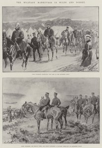 De militære manøvrer i Wilts og Dorset