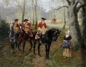 The Patrol, ca. 1906 (olie på lærred) af William Barnes Wollen