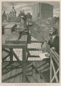 The Royal Observatory, Greenwich; Måling af solskin (gravering) af William Bazett Murray