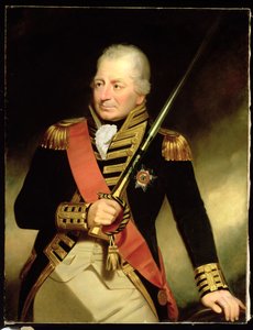 Portræt af John Jervis (1735-1823), første jarl af St. Vincent, ca.1805 af William Beechey